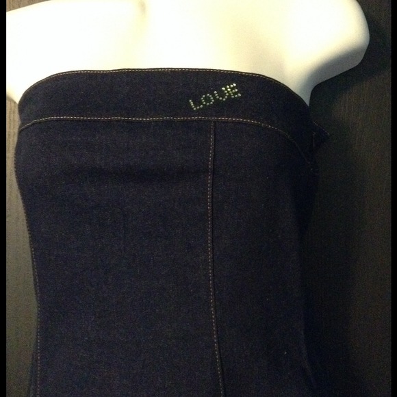 Tube Denim Dress👌👗 - Picture 2 of 4