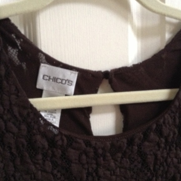 Sleeveless lace top - Picture 3 of 4