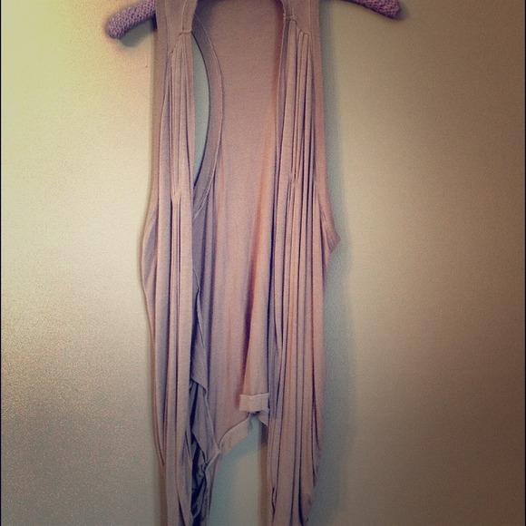 Mauve Lavender Jersey Vest Forever 21