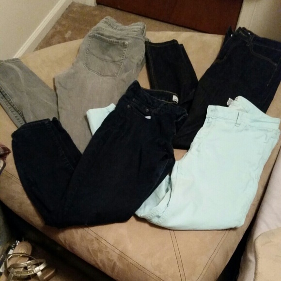 4 pair BDG, Old Navy, Charlotte Russe skinny jean - Picture 1 of 4