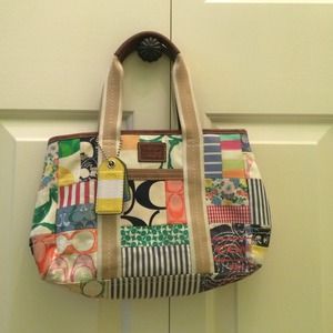 Coach Bright Patchwork Bag