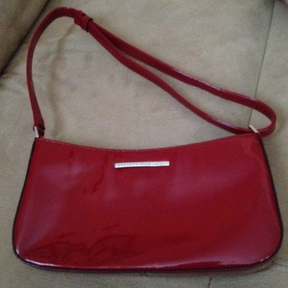 Red handbag