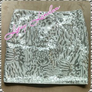 Lipsy London sequin skirt