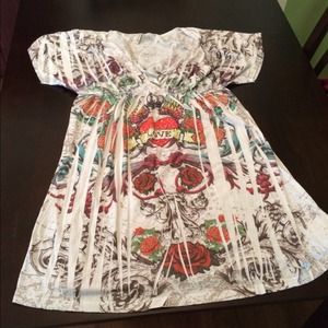 Graffiti patten dress