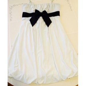 White bubble dress