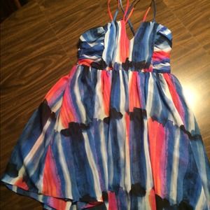 Multicolored short Dress