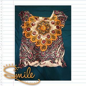 Aztec like design shirt