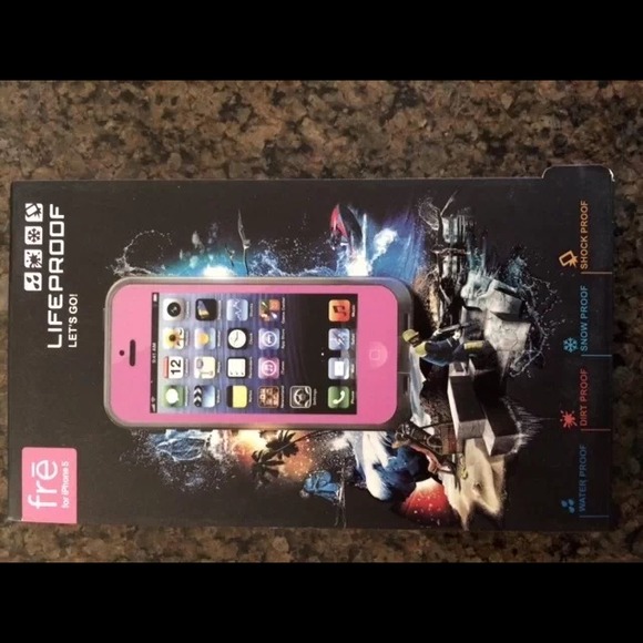 iPhone 5 lifeproof phone case pink