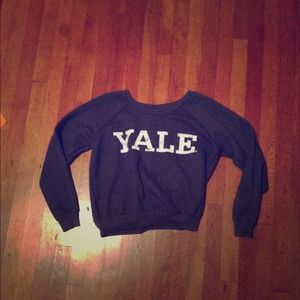 Navy "Yale" pullover