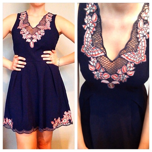 Navy blue dress from Nordstrom