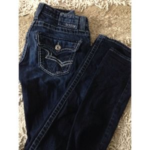 Dark Wash Straight Leg Jeans & Bundle!