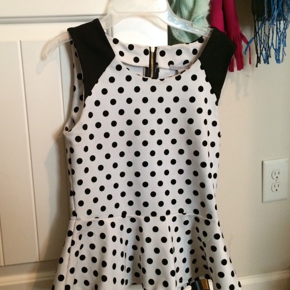 polka dot peplum - Picture 1 of 2