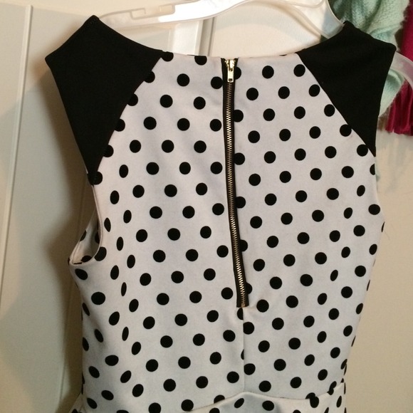 polka dot peplum - Picture 2 of 2