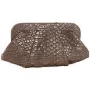 Lauren merkin charcoal dusted Tatum clutch