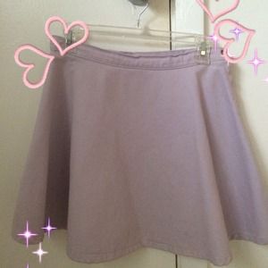 Pastel purple circle skirt