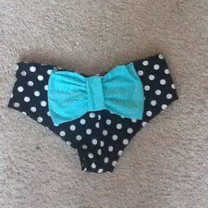 Lolli swim inspired cheeky bow bottoms
