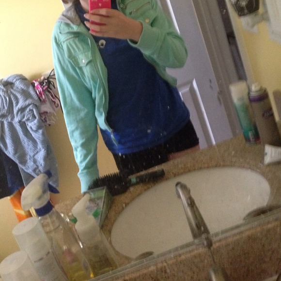 Crop mint jacket - Picture 3 of 3
