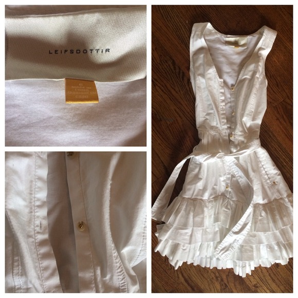 Leifsdottir white dress