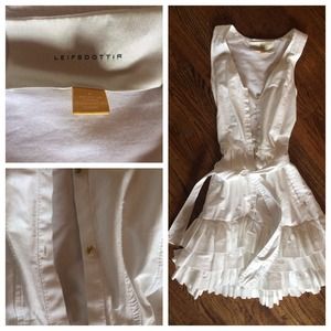 Leifsdottir white dress