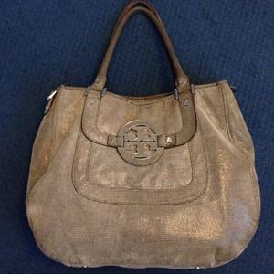 A used Tory Burch handbag