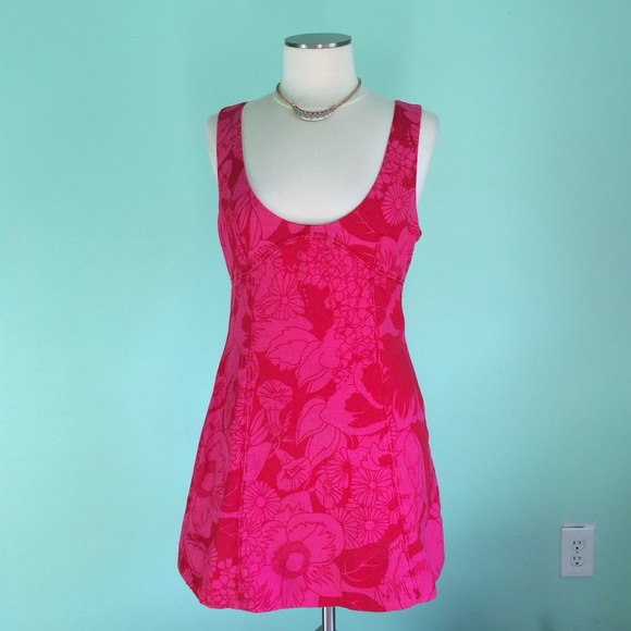 FREE PEOPLE Print linen shift dress 🌸🌸