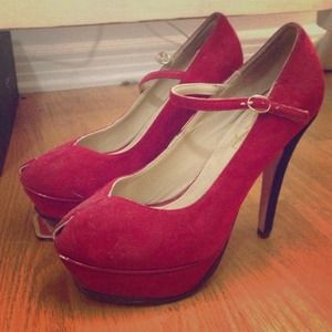 YSL Suede Tribute Pumps