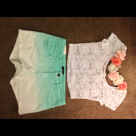 Ombré shorts.