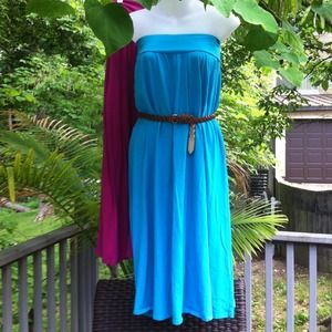 Blue & Pink Maxi Skirts