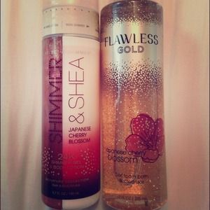24K Gold Japanese Cherry Blossom lotion & cleanser