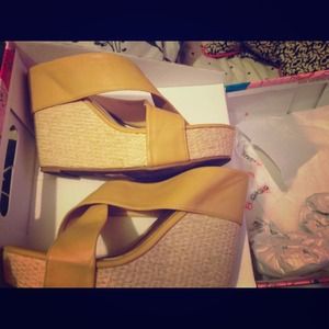 Tan wedges