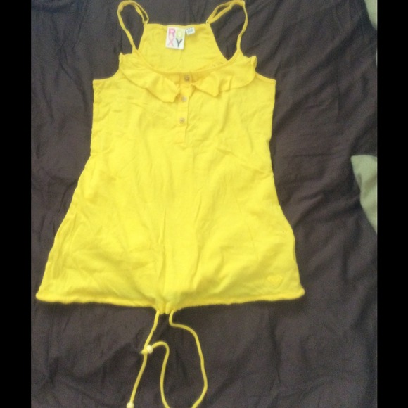 Bright yellow top