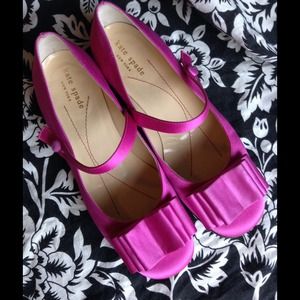 HP 7/6!Kate Spade Satin Mary Jane