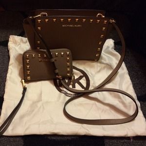 Michael Kors Selma Studded Satchel Small