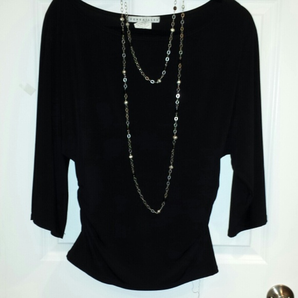 Black Versailles Top