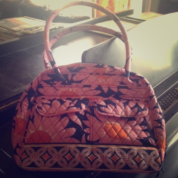 Vera Bradley Floral Bowler Bag