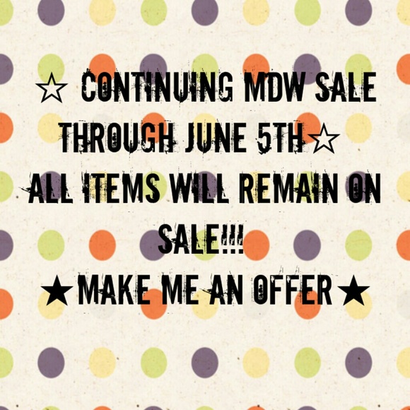 I am continuing the sale going through June 5th! I