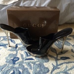 Black Gucci shoes