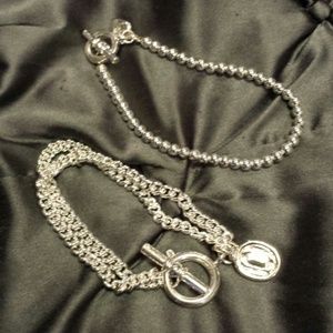 2 Silver Fashion Bracelet