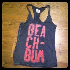 Beach bum tank top