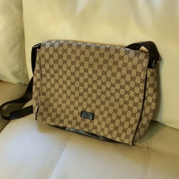 Gucci inspired messenger bag, unisex