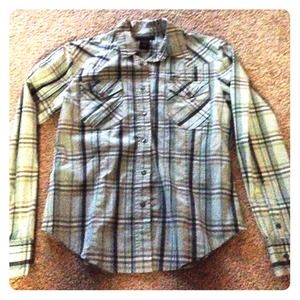 Plaid dress shirt nwot