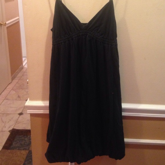 Black sun dress