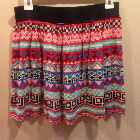 A pattern skirt