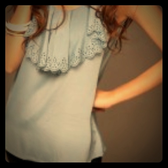 Chiffon Top (available in blue & pink)