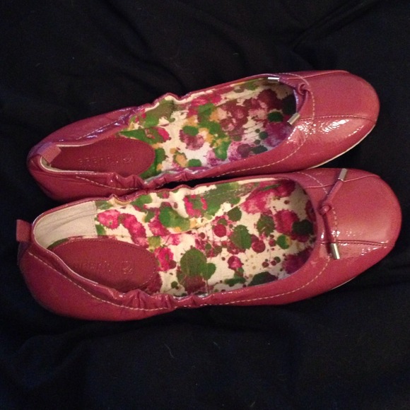 Sperry Top Sider Ballet Flats Pink Leather 9