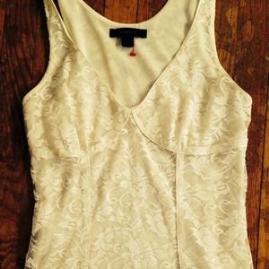 Lace sleeveless top