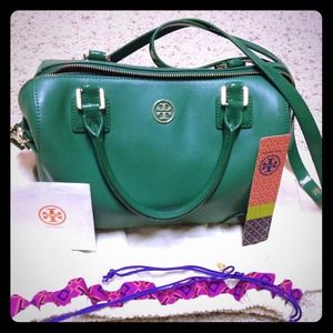 xxSOLDxx Tory Burch Green Satchel handbag xxSOLDxx