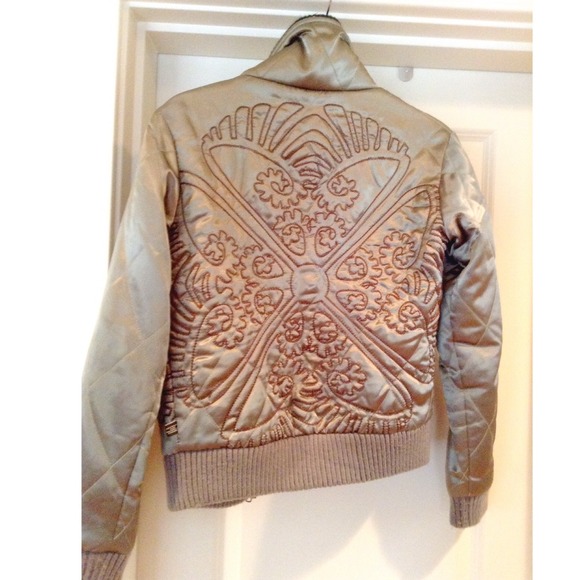 Embroidered Bomber Jacket - Picture 2 of 3