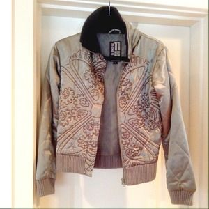 Embroidered Bomber Jacket