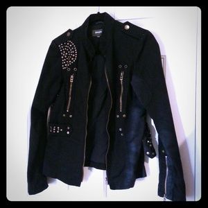 Black studded jacket
